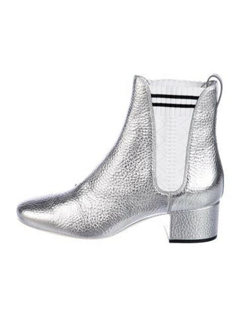 Fendi Marie Antoinette Leather Chelsea Boots 